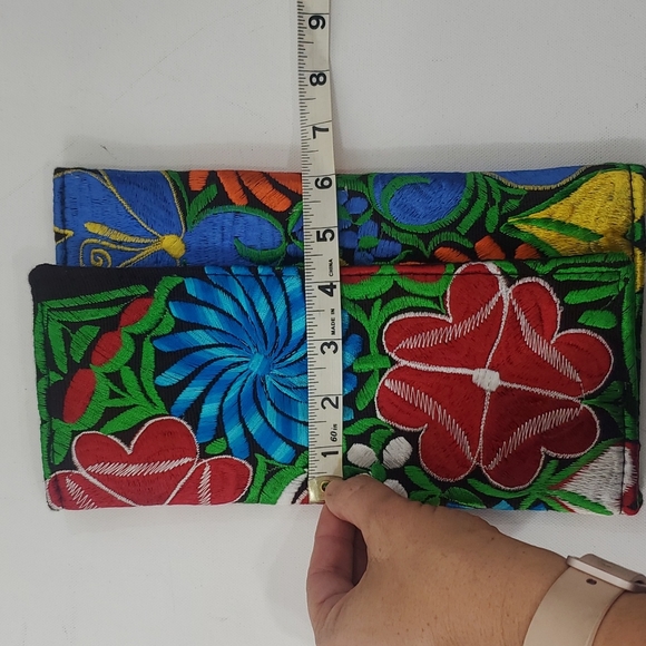 Hand made in México - Small colorful purse - Picture 6 of 8